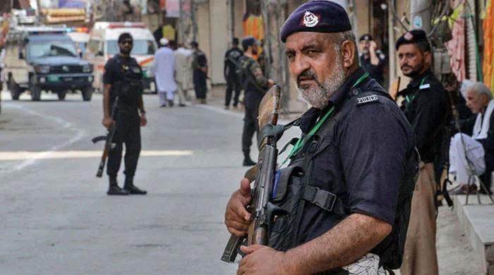 At least six policemen martyred in IED attack on police vehicle in KP's Tank