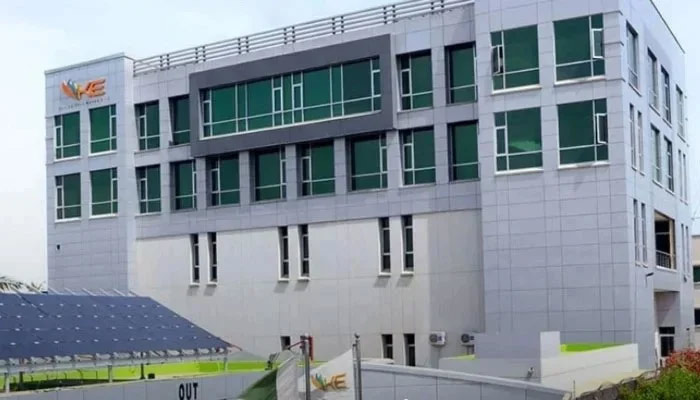 A view of the K-Electric (KE) head office in Karachi. — K-Electric website/File