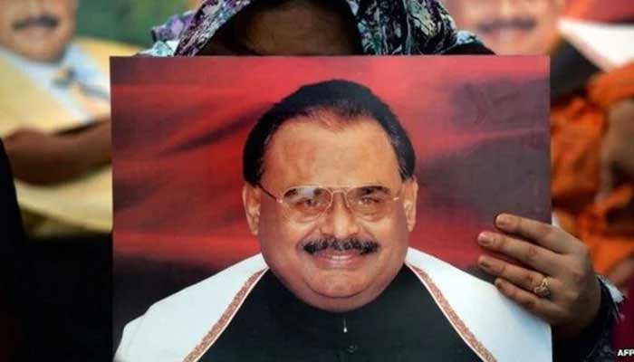 An undated image of Muttahida Qaumi Movement (MQM) founder Altaf Hussain. — AFP/File