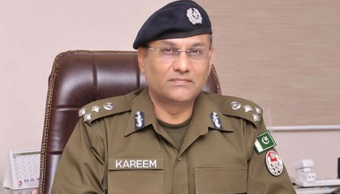 Newly-appointed Inspector-General (IG) of Punjab Police, Rao Abdul Kareem. — Facebook@ILovePunjabPolice/File