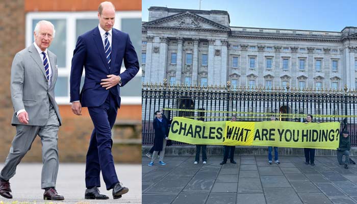 King Charles office targeted by angry protesters