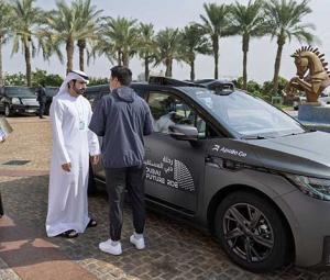 Dubai launches driverless taxi service as crown prince takes first ride