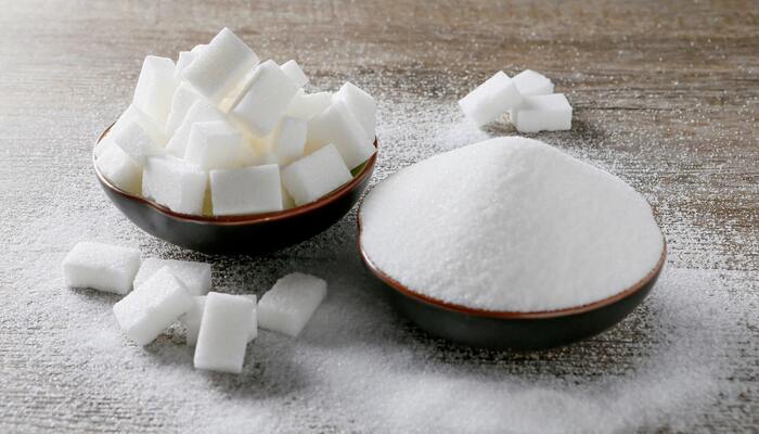 Granulated white sugar and sugar cubes are seen in this picture illustration taken December 16, 2018. — Reuters