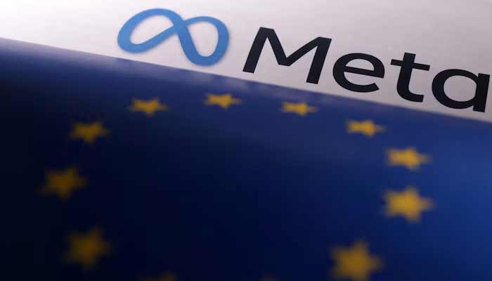 EU flag and Meta logo are seen in this illustration. — Reuters