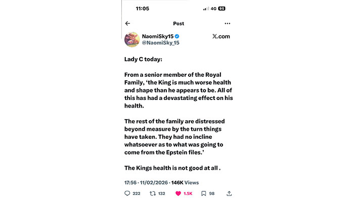 King Charles’ health worries grow