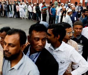 In pictures: Bangladesh votes with hope in landmark election