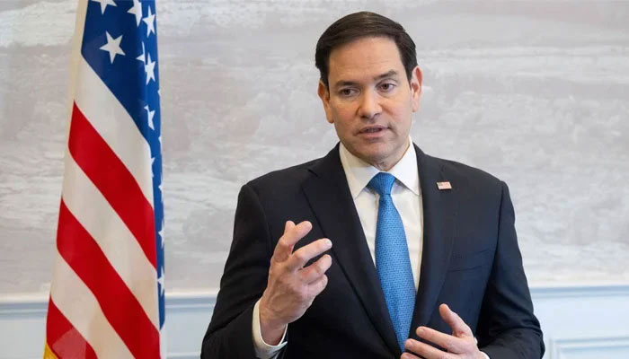 US Secretary of State Marco Rubio speaks to media at Shannon Airport in Shannon, Ireland, March 12, 2025. — Reuters