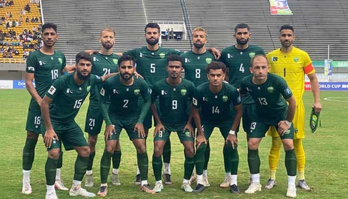 This file photo shows Pakistan football team. — Pakistan Football Federation