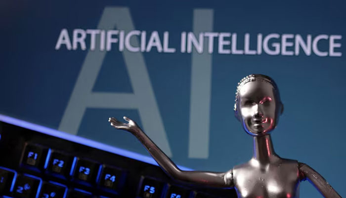 AI Artificial Intelligence words are seen in this illustration taken, May 4, 2023. — Reuters