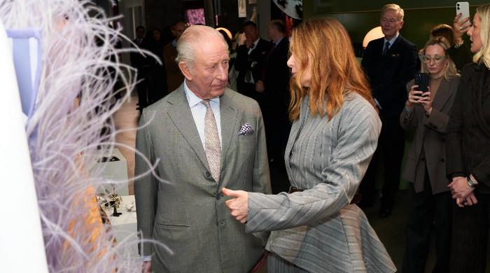 King Charles makes stylish appearance at London fashion week