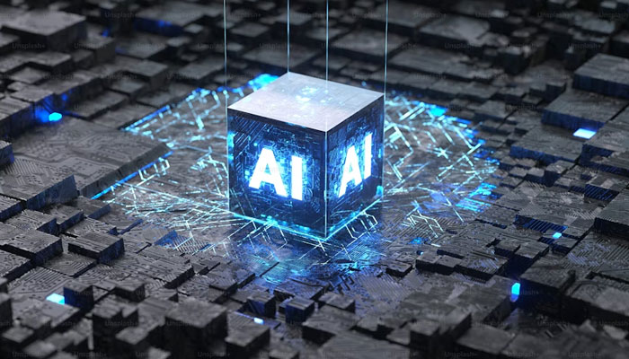 A representational image showing an illustration of a circuit board with an AI block. — Unsplash
