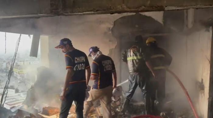 Karachi high-rise gas explosion fire death toll rises following second death 