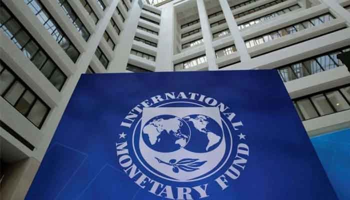An outside view of the IMF headquarters in Washington. —AFP/File