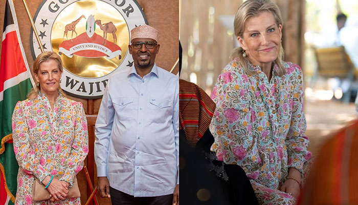 Duchess Sophie holds climate talks with Wajir Governor in her go-to earrings