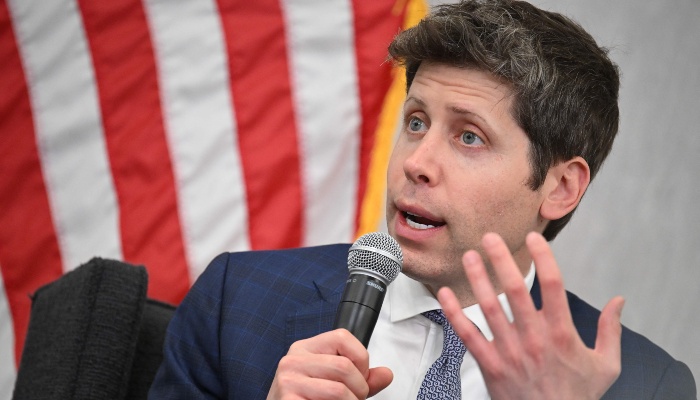 OpenAI CEO Sam Altman speaks during the US Federal Reserve Board of Governors Integrated Review of the Capital Framework for Large Banks Conference at the Federal Reserve in Washington, DC, on July 22, 2025. — AFP