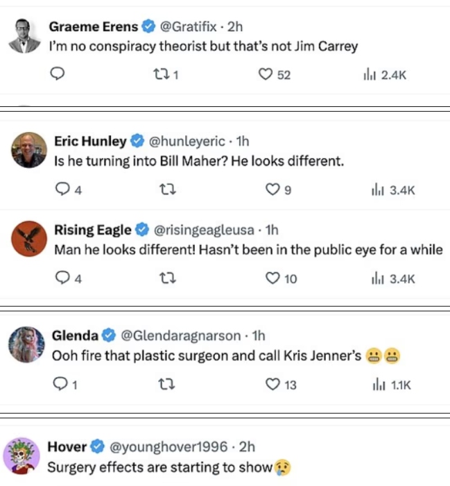 Jim Carreys shocking Paris transformation sparks Kris Jenner rumours