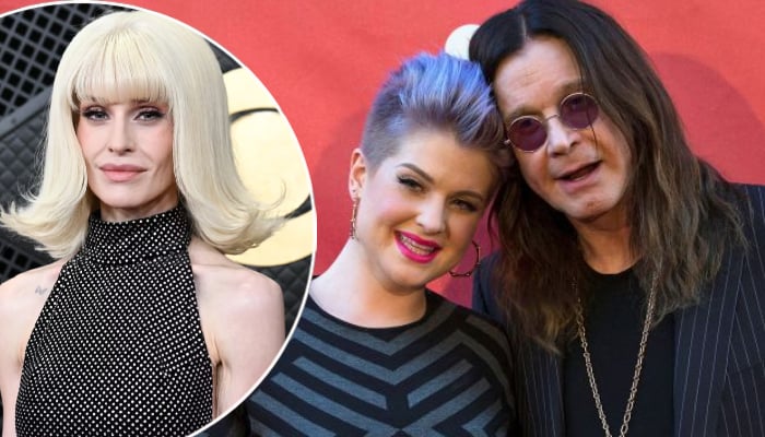 Kelly and Sharon Osbourne walk the BRITs red carpet together ahead of Ozzy tribute