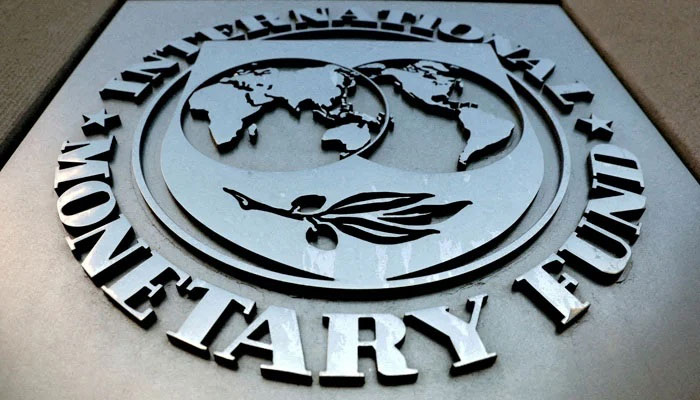 IMF logo is seen outside the headquarters building in Washington,US on September 4, 2018.— Reuters