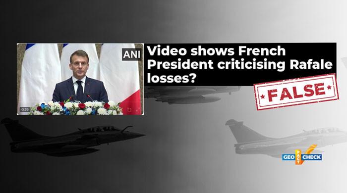 Fact-check: Viral French president video on Rafale market loss is fabricated