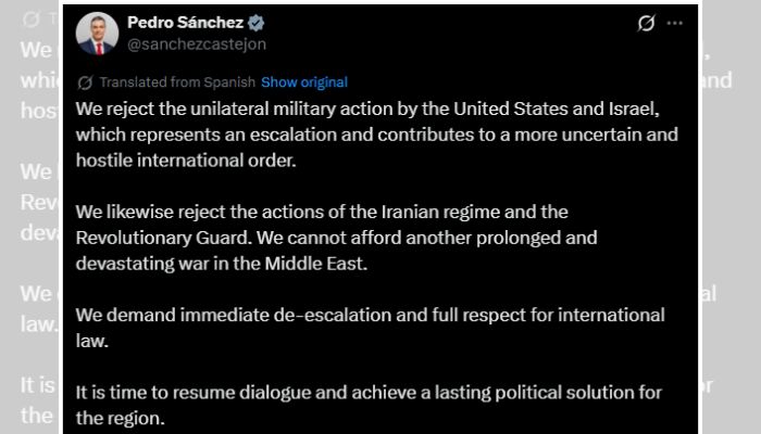 Spain agrees to cooperate with US military operations against Iran after initial refusal: White House
