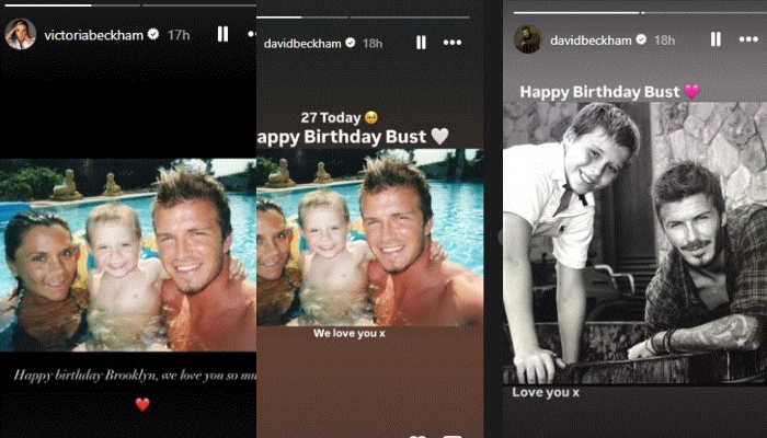 David and Victoria Beckhams official Instagram account