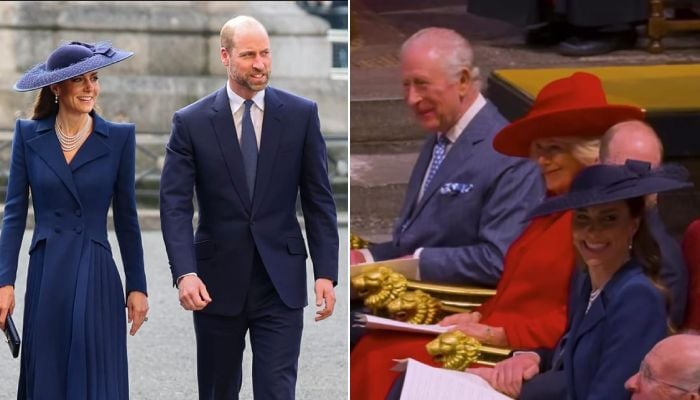 The Prince and Princess of Wales join other senior royals for Commonwealth Day Service