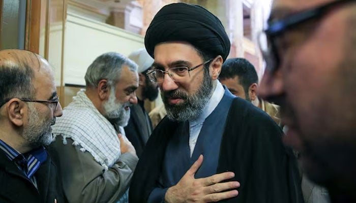 Iran’s new supreme leader, Mojtaba Khamenei, the second son of late Irans Supreme Leader Ayatollah Ali Khamenei, attends a meeting in Tehran, Iran, March 2, 2016. — Reuters