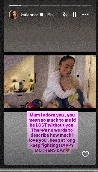 Katie Prices official Instagram account