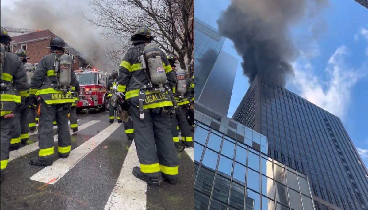 NYC fire: FDNY responds to Midtown Manhattan blaze near St Patrick's Day Parade 2026