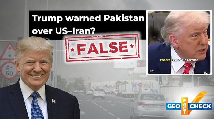 Fact-check: Video claiming to show Trump warning Pakistan over US-Iran tensions is AI generated