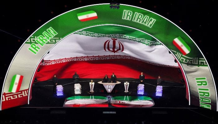 General view as Draw Assistant Shaquille ONeal draws Iran during the FIFA World Cup 2026 draw, John F Kennedy Center for the Performing Arts, Washington, DC, US - December 5, 2025. — Reuters