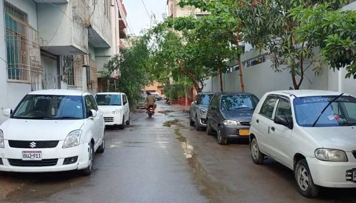 Aftermath of early morning rain in Karachi on March 21, 2026. — Geo.tv