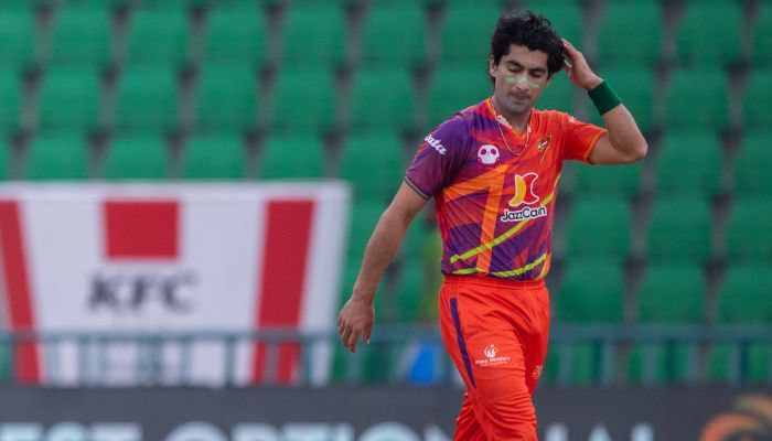 HBL PSL franchise RawalPindizs pacer Naseem Shah is pictured in this image. — PSL