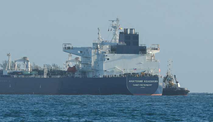 Russian-flagged oil tanker Anatoly Kolodkin carrying some 700,000 barrels of crude, marking the first significant oil delivery since the administration of US President Donald Trump cut off Cubas fuel supply, moors with assistance from a tugboat, at Matanzas oil terminal, in Matanzas, Cuba, March 31, 2026.— Reuters/File