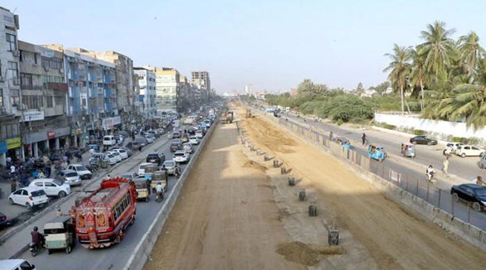 Karachi BRT Red Line work slows again amid disputes