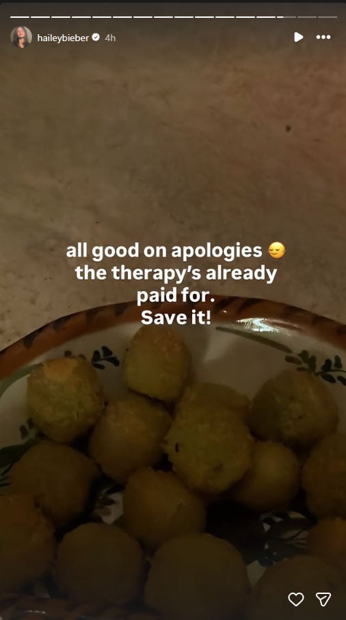 Hailey Bieber responds to apologies after popular narrative begins shifting