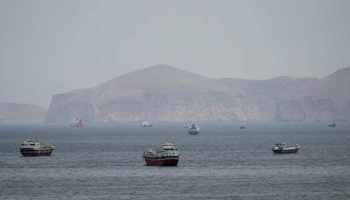 Ships and boats in the Strait of Hormuz, Musandam, Oman, April 22, 2026. — Reuters