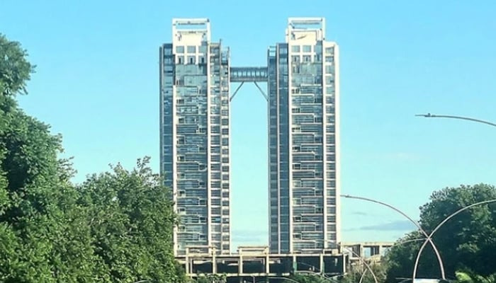 The One Constitution Avenue building near the convention centre in Islamabad, on September 4, 2025. — INP