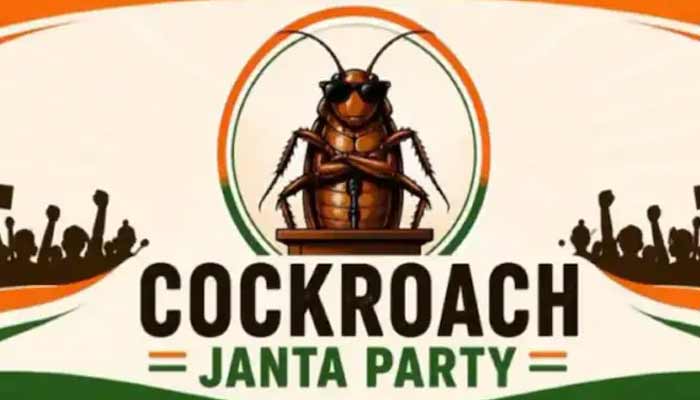 A representation image of Cockroach Janta Party (CJP) logo. — Instagram/@cockroachjantaparty