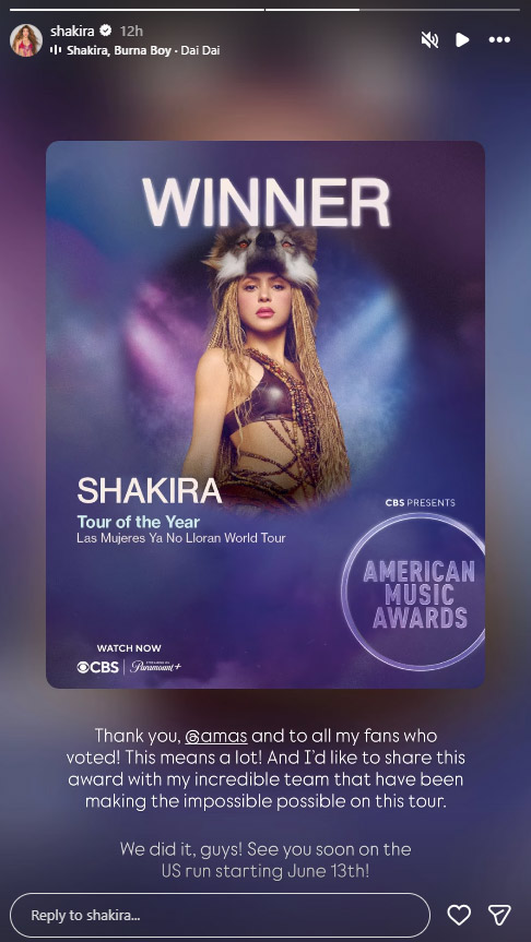 Shakira fires up fans ahead of US tour after huge milestone: ‘We did it