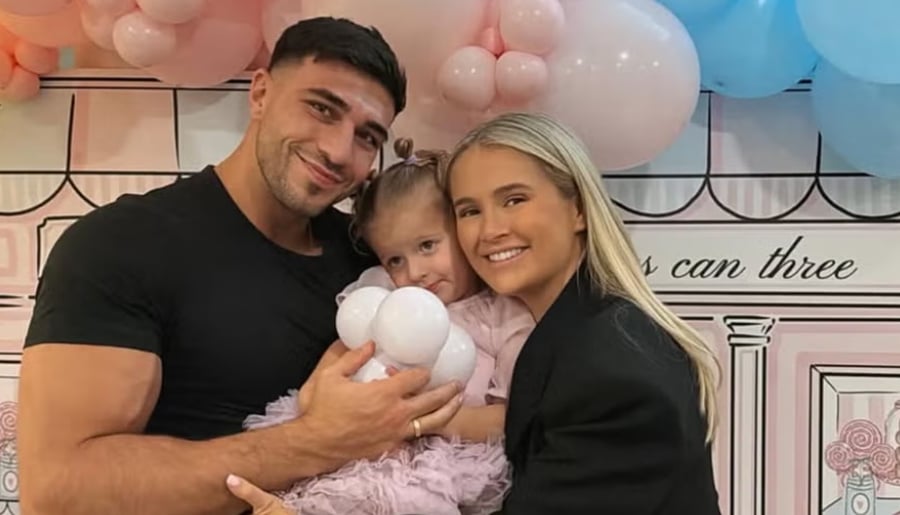 The Love Island star and her boyfriend Tommy Fury, both 27, became parents once again