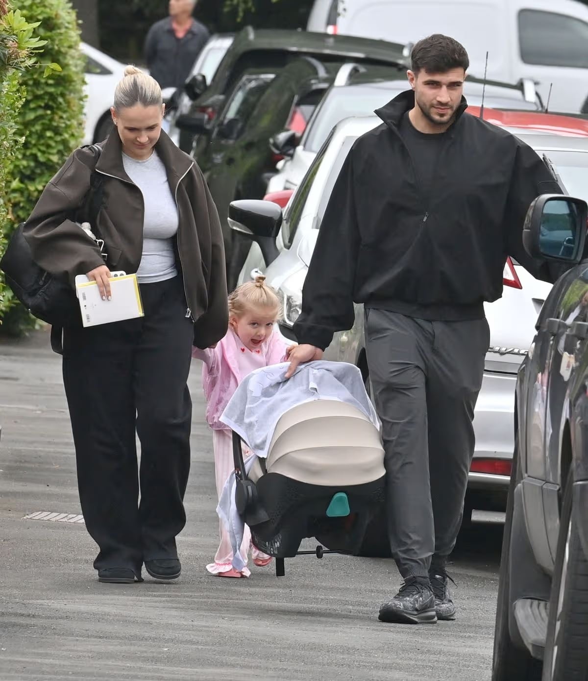 Molly Mae Hague, Tommy Fury seen on sweet family walk with new born