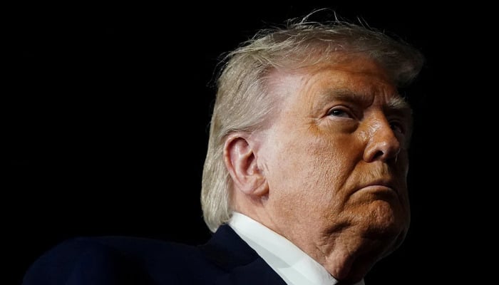US President Donald Trump looks at John F Kennedy International Airport in New York, US, June 8, 2026. — Reuters