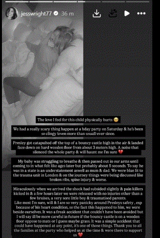 Jess Wrights official Instagram account