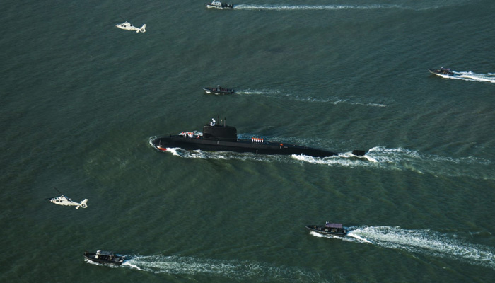 Pakistan Navys first Hangor-class submarine, PNS/M Hangor, arrives at Karachi Port. — Pakistan Navy