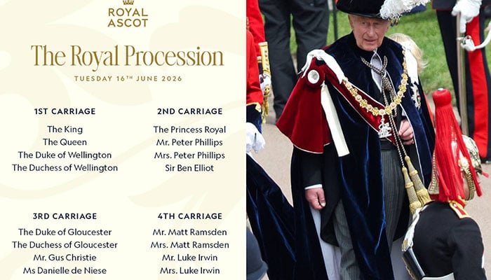 King Charles and Queen Camilla to lead grand royal procession