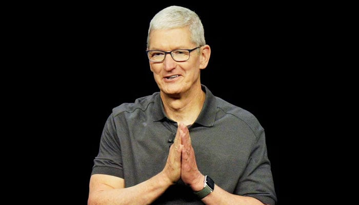 Apple CEO Tim Cook attends the Wonderlust event at the companys headquarters in Cupertino, California, US, September 12, 2023. — Reuters