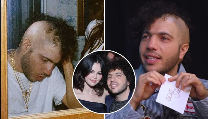 Benny Blancos Friends Dont Keep Secrets cohosts Lil Dicky and Kristin Batalucco help shave his head