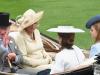 Queen Camilla talks to media after Beatrice, Eugenie face royal 'rejection'