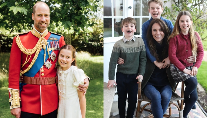 George, Charlotte, Louis mark best papa Williams birthday: We love you